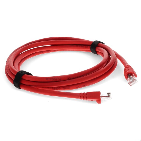 Add-On 2FT RJ-45 M/M CAT6A RED CU PVC PATCH CBL ADD-2FCAT6A-RD - main